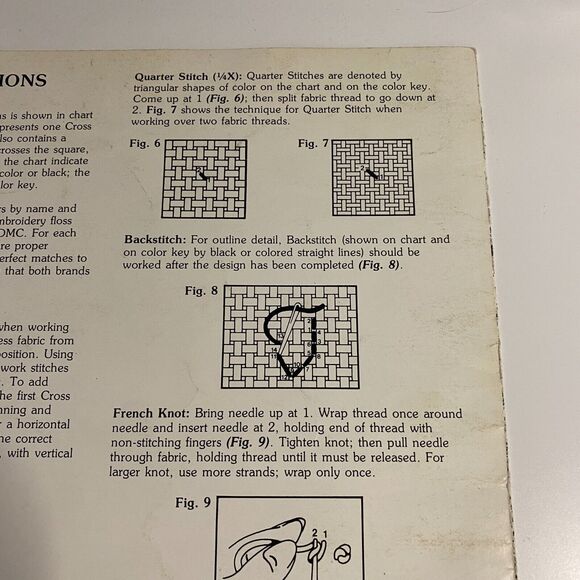 VTG 1988 Leisure Arts Be Welcome Friend Leaflet 645 Counted Cross Stitch Chart - Picture 6 of 11